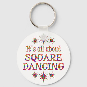 SQUARE DANCING KEYCHAIN