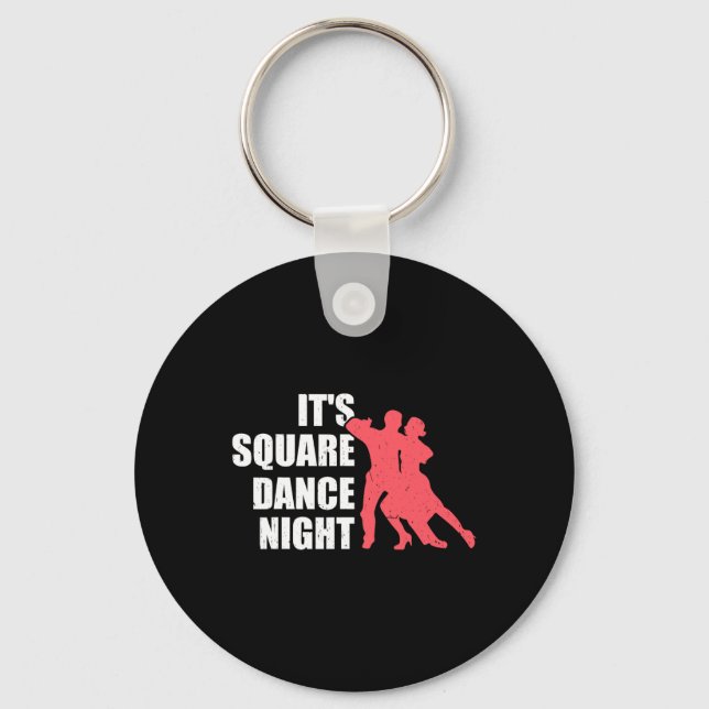 Square Dancing  Keychain (Front)