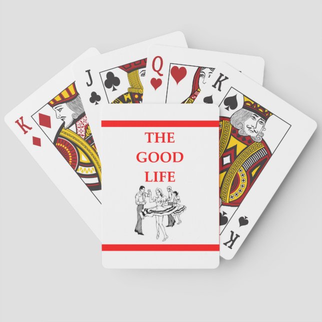 square dancing playing cards (Back)