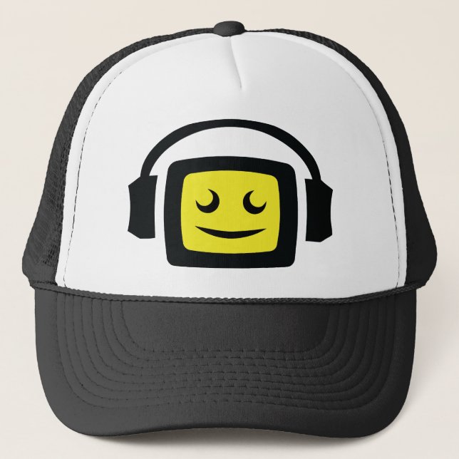 Square DJ Trucker Hat (Front)