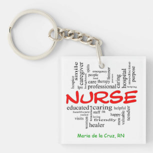 Square (double-sided) Keychain