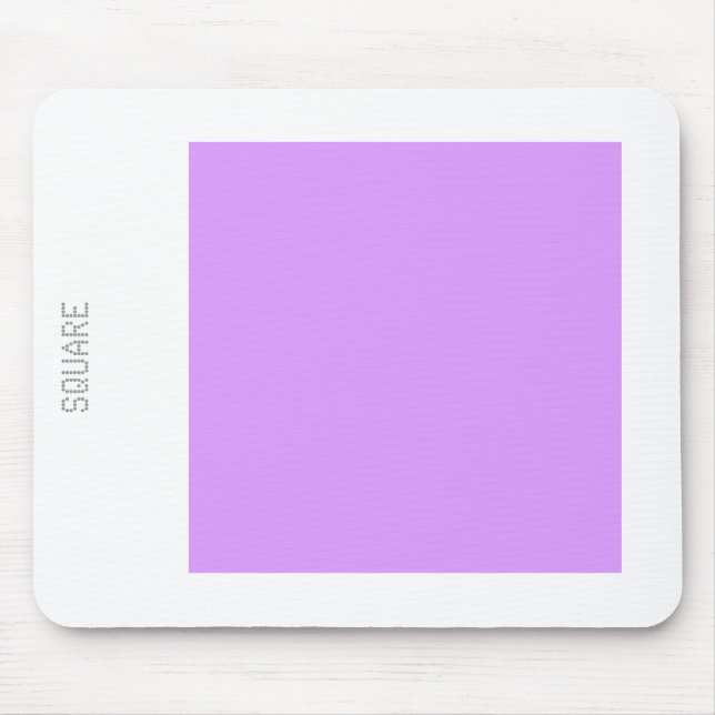Square - Easter Purple and White Mouse Pad (Front)