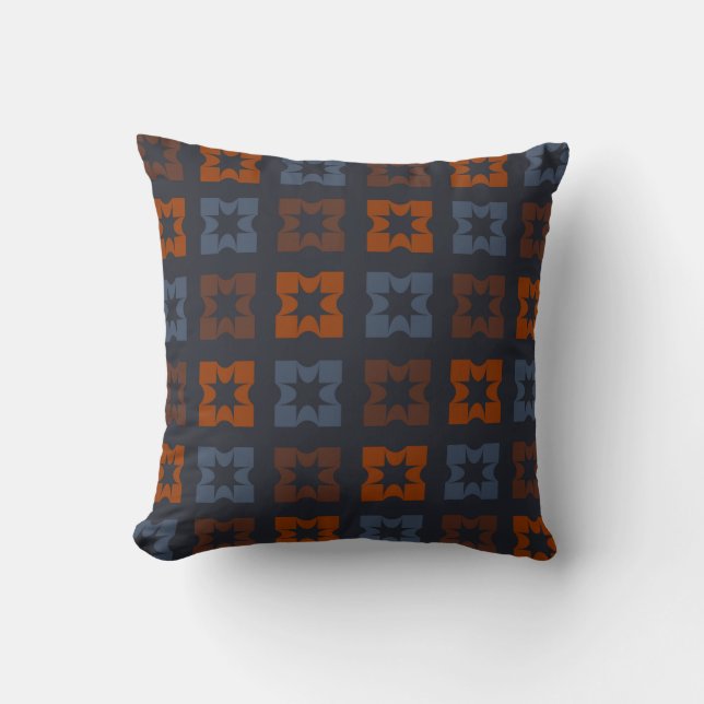 Square Echo Throw Pillow  (Front)