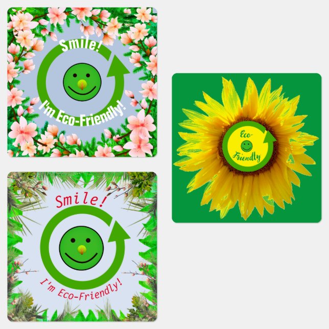 Square / Eco-friendly Smile (Group)