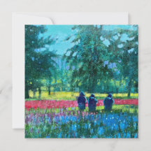 Square Flat Note Card