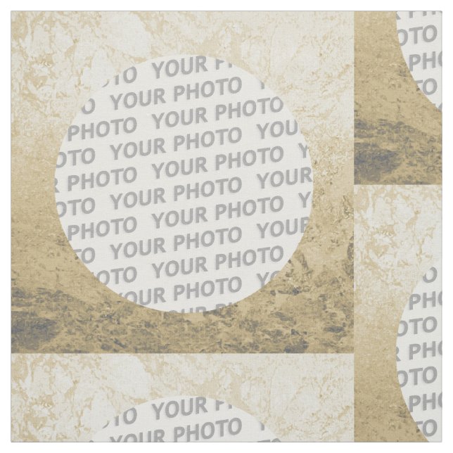 Square Frame splatter VI + your photo Fabric (Swatch)