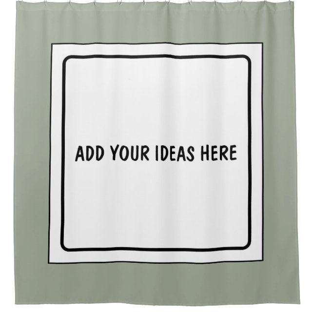 Square Frame white + your ideas (Front)