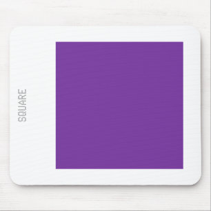 Square - Grape and White Mouse Pad