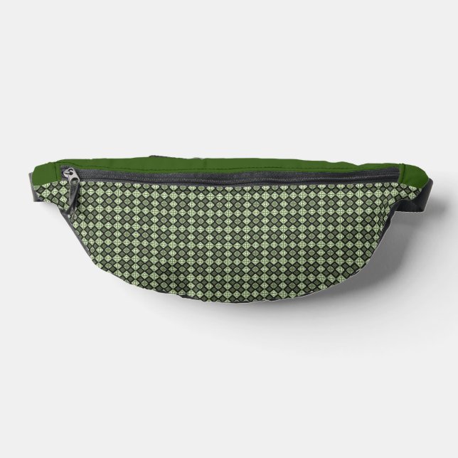 square green texture tile classic fashion gift coo fanny pack (Lay Down)
