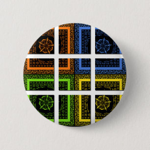 Square in a box 2 inch round button