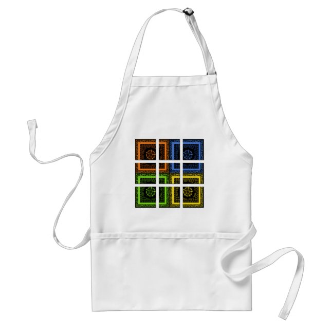 Square in a box standard apron (Front)