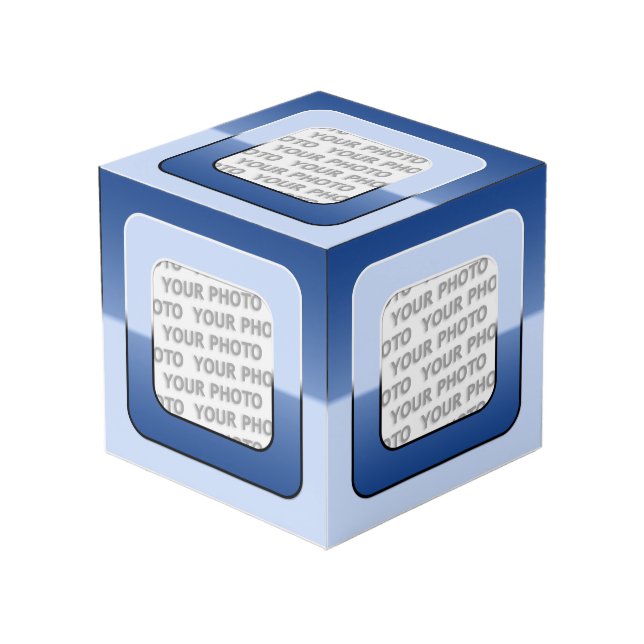 Square in Square Frame coloured V + your photo (Front Angled)