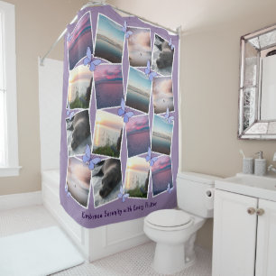 Square Instagram Image Collage Violet