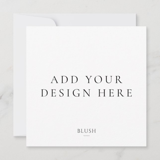 Square Invitation Card Printing (Front)