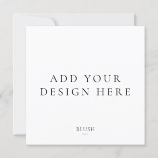 Square Invitation Card Printing