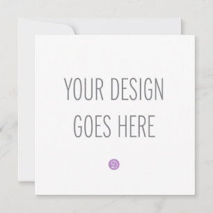Square Invitation Printing (5.25x5.25)