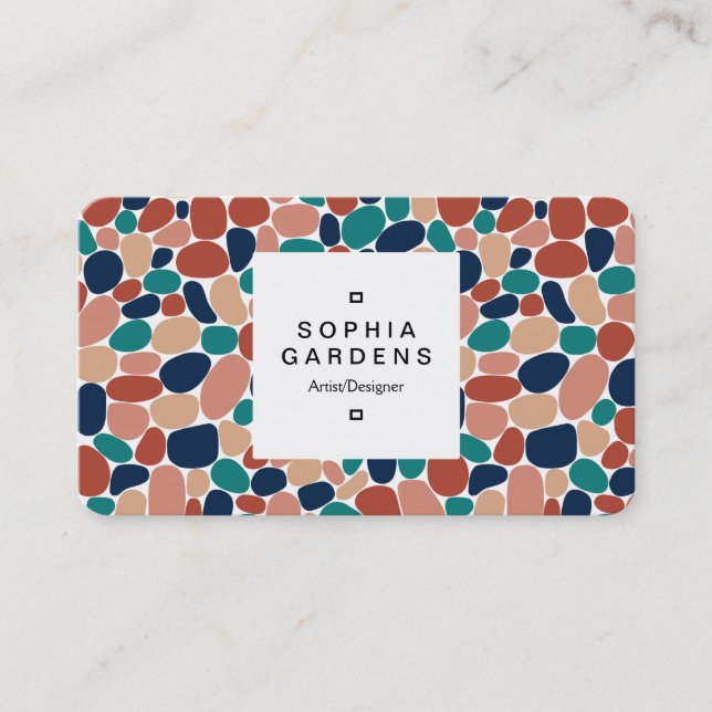 Square Label 03a - 160417 - Mineral Colours Business Card (Front)