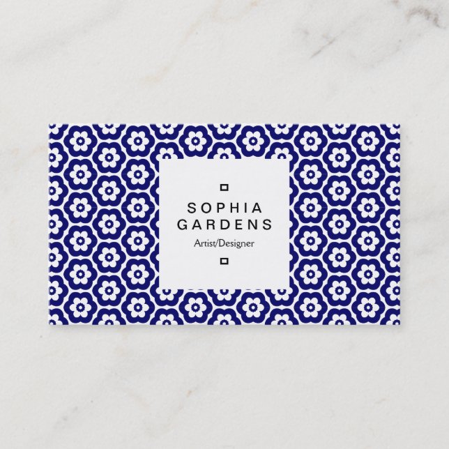 Square Label 03a - 290514(3) - Dp Navy Business Card (Front)