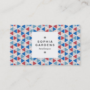 Square Label 03a - Hexagonal Pattern 05 Business Card