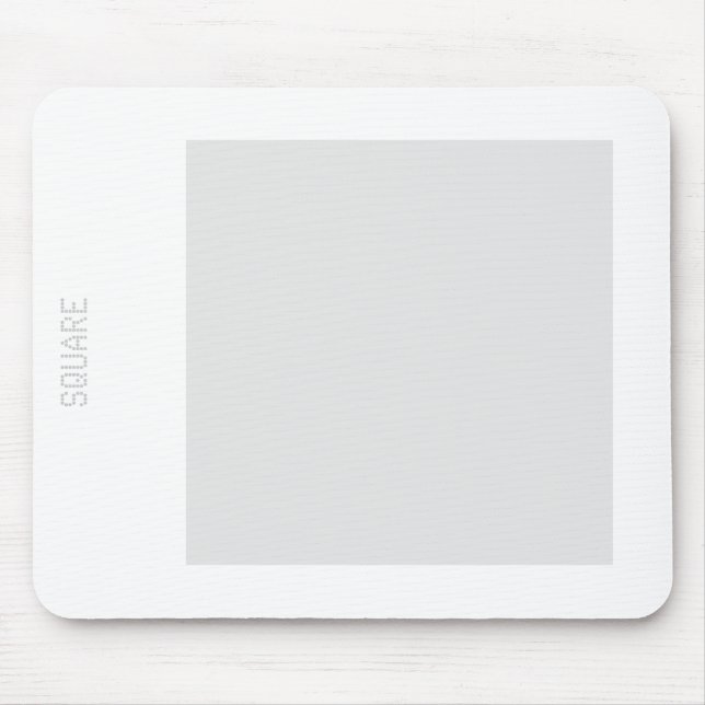 Square - Lt Grey and White Mouse Pad (Front)