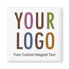 Square Magnet Custom Business Logo Promotional