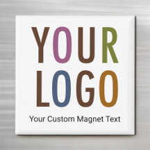 Square Magnet Custom Business Logo Promotional