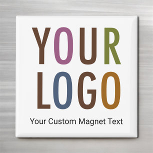 Square Magnet Custom Business Logo Promotional