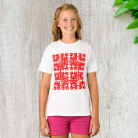 Square Mesh Girls T-Shirt