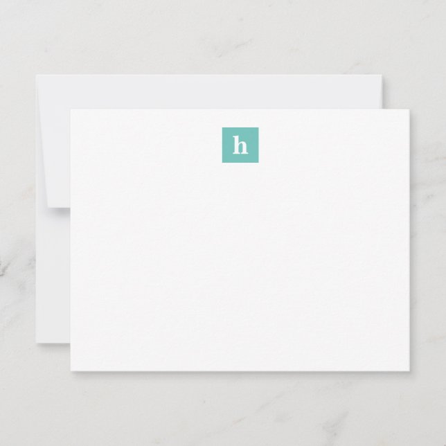 Square Monogram Card (Front)