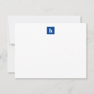 Square Monogram Card