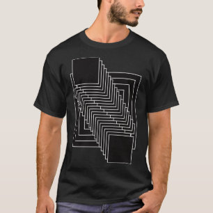 square morph op art design T-Shirt