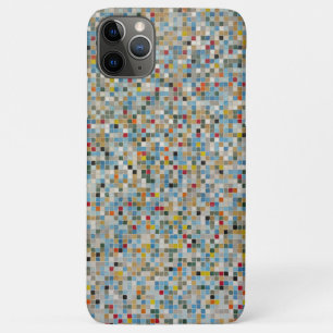 Square Mosaic Multi-coloured Tile Pattern (Photo) iPhone 11 Pro Max Case
