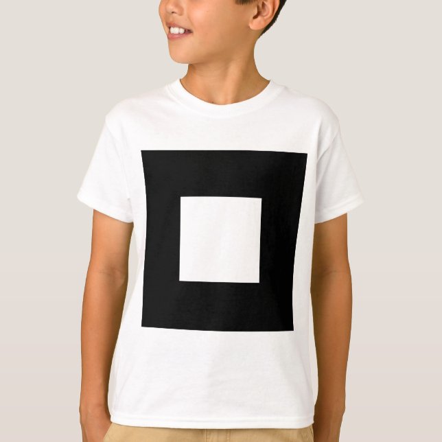 Square Motif T-Shirt (Front)