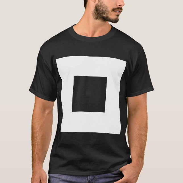 Square Motif T-Shirt (Front)