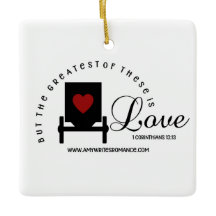 Square ornament 1 Corinthians 13:13