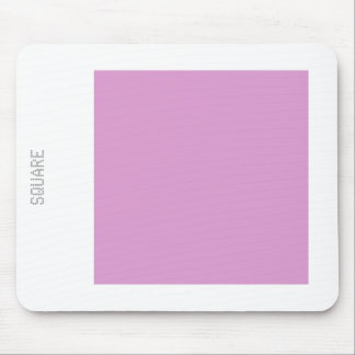 Square - Pale Purple and White Mouse Pad