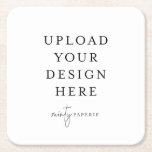 Square Paper Coaster<br><div class="desc">Customize your design in Templett. After you are done editing,  download your file in a JPG format (don't forget to turn on the bleed option). Upload your design here by clicking on the blue "Personalize" button.</div>