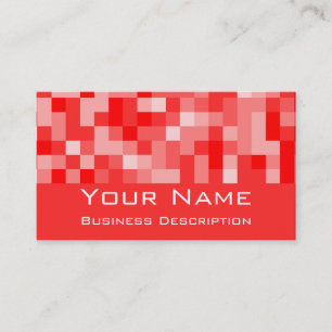 Square pattern Business card