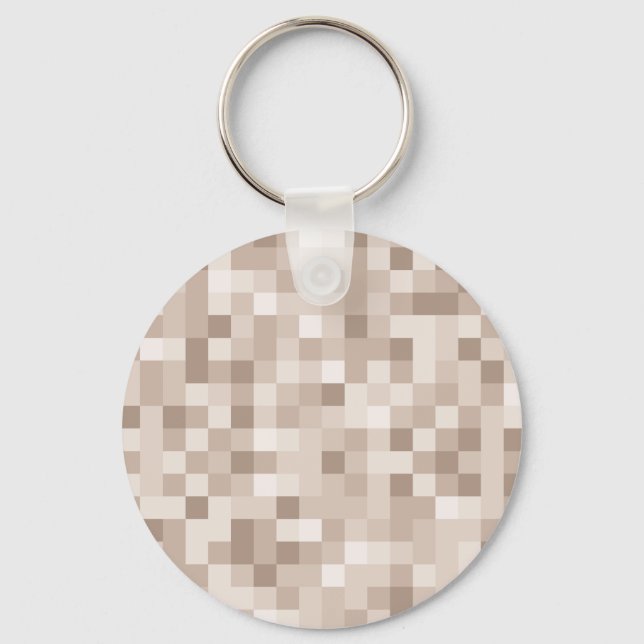 Square pattern keychain (Front)