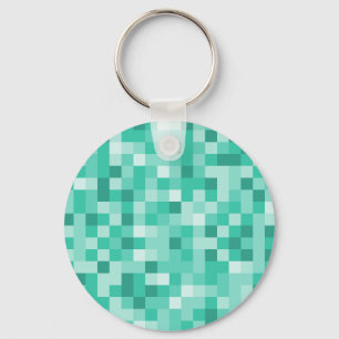 Square pattern keychain