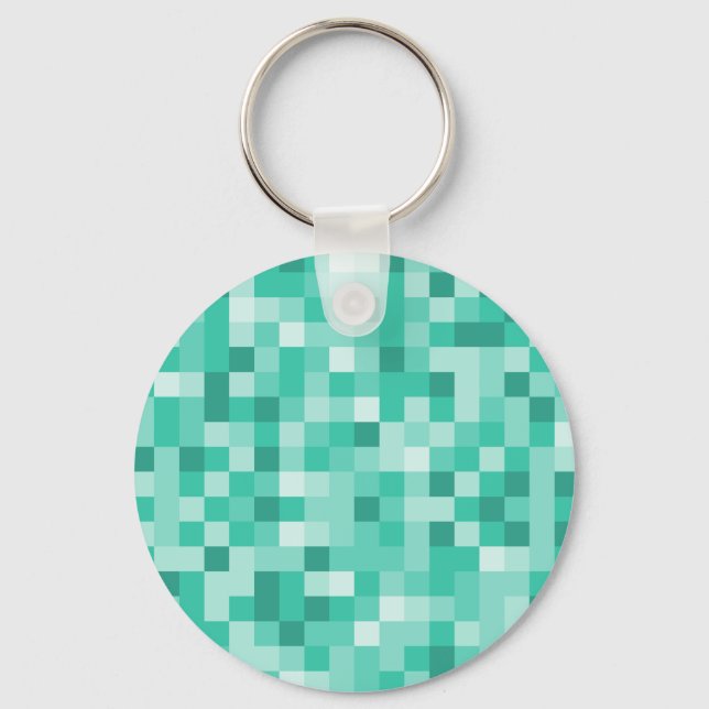 Square pattern keychain (Front)