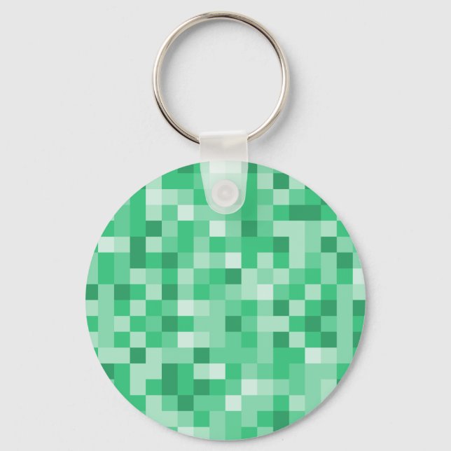 Square pattern keychain (Front)