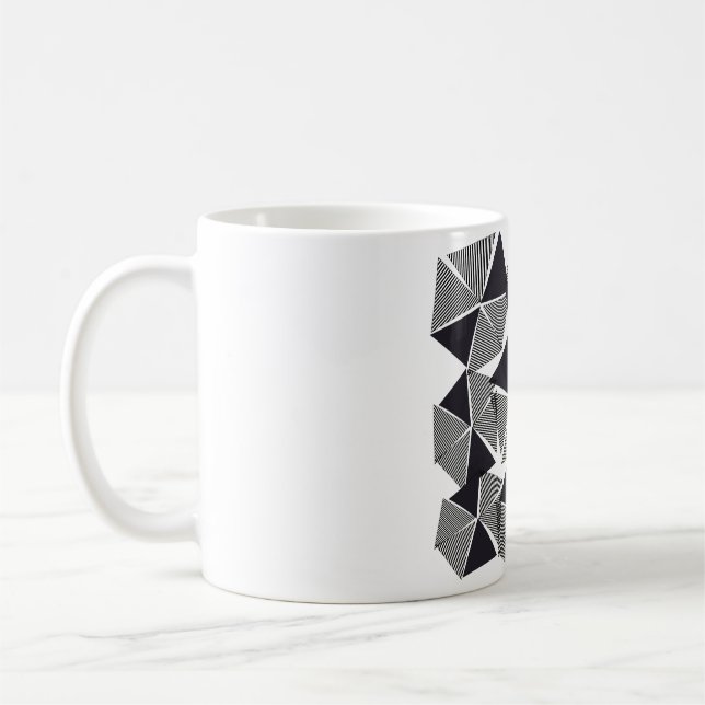 Square Pattern Mug (Left)
