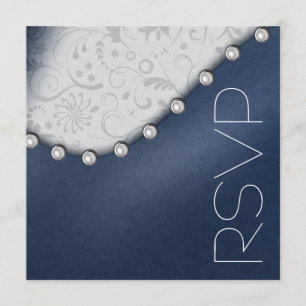 Square Pearl RSVP Invitation