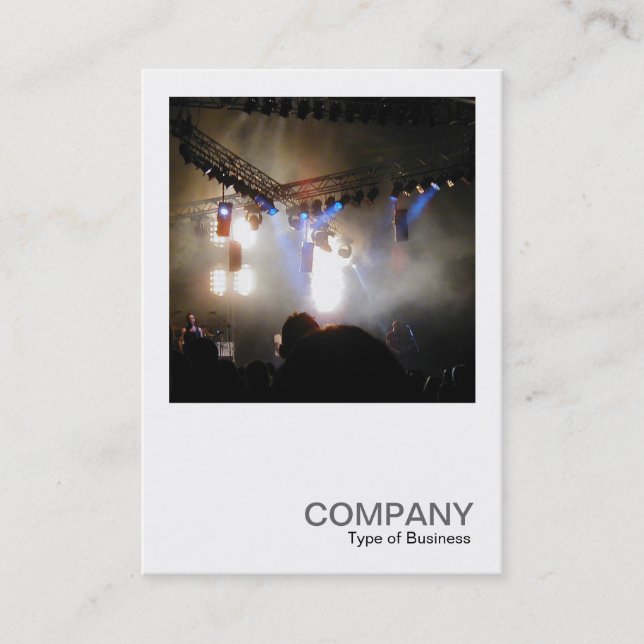 Square Photo 0135 - Concert Business Card (Front)