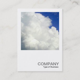 Square Photo 0178 - Cumulous Clouds Business Card