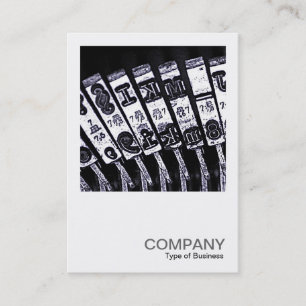 Square Photo 0241 - Typewriter Business Card