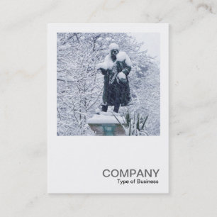 Square Photo 0278 - Snow in The Park Business Card