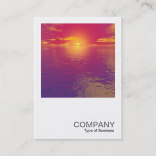 Square Photo 0292 - Sunrise Sunset Business Card