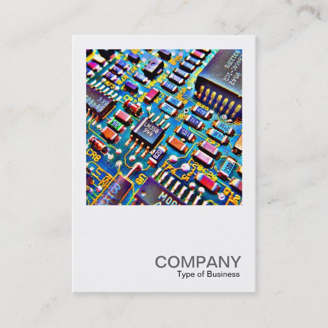Square Photo 0312 - Beautiful Circuitry Business Card (Front)